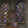  Basilique Saint Denis – chapelle rayonnante Saint Cucuphas, la quasi totalité des vitraux datent de la restauration de Viollet-le-Duc.