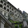 Château de Blois – la façade des Loges – partie ouest et l’emprise de l’ouvrage de Mansart qui a tronqué l’aile François Ier.