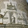 Chenonceau - La tour des Marques - détail. Unique vestige du château médiéval des Marques. Donjon de cette ancienne forteresse,  transformé en tour de style Renaissance par Thomas Bohier
