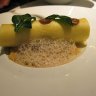 Le Georges à Chartres – La Sole : en cannelloni, duxelles de champignons / topinambours, beurre monté au jus de truffe