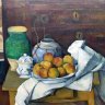 Neue Pinakothek - Paul Cézanne (1839-1906) « Nature morte à la Commode » -  circa1883/87. Salle 19 - Edouard Manet, Paul Cézanne et les Impressionnistes Français.
