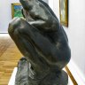 Neue Pinakothek - La femme accroupie (1882) d'Auguste Rodin (1840-1917) - salle 21.