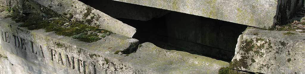 Cimetière du Père-Lachaise - tombe abandonnée