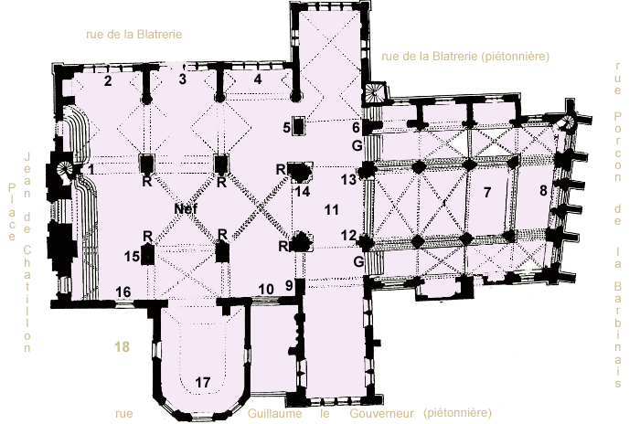 plan cathedrale