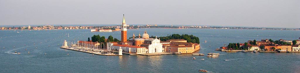 Venise, San Giorgio Maggiore et la pointe de la Giudecca vues du Campanile 